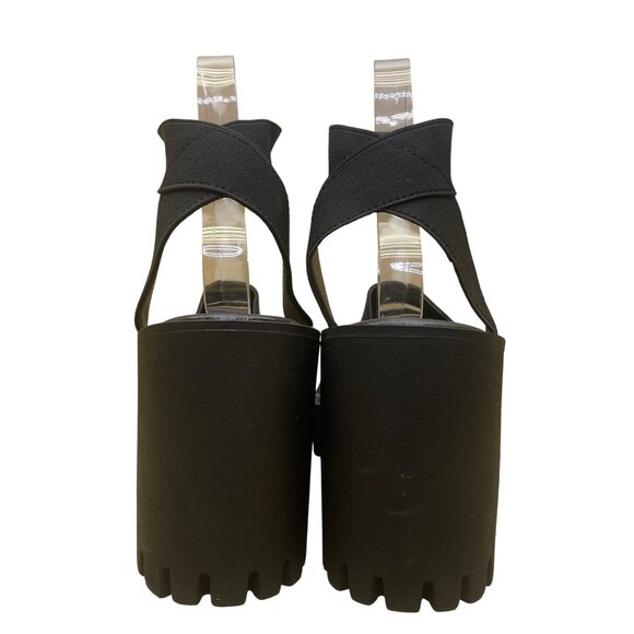 Unionbay Women’s Black Strap Chunky Platform Lug Sole Lucca Sandals Size 7M - Picture 5 of 10